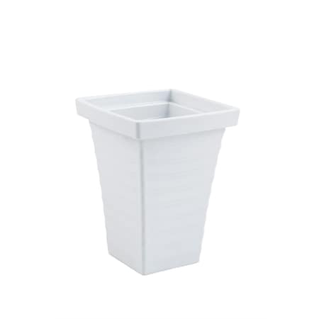 Bon Chef Americana Square Bowl 2Qts. 5 1/2"L X 5 1/2"W X 7"Deep 53107WHITE